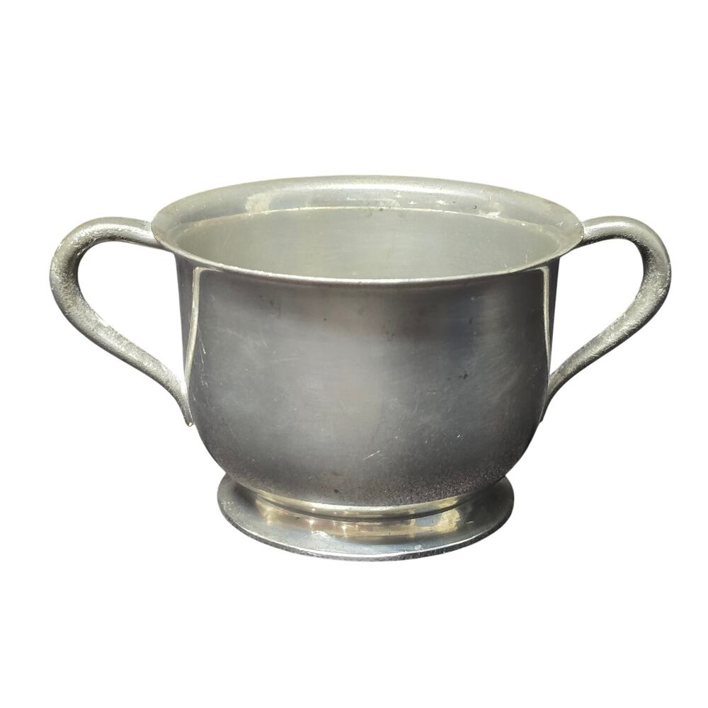 Vintage Old Colony Pewter 39 Silver Sugar Bowl Dish